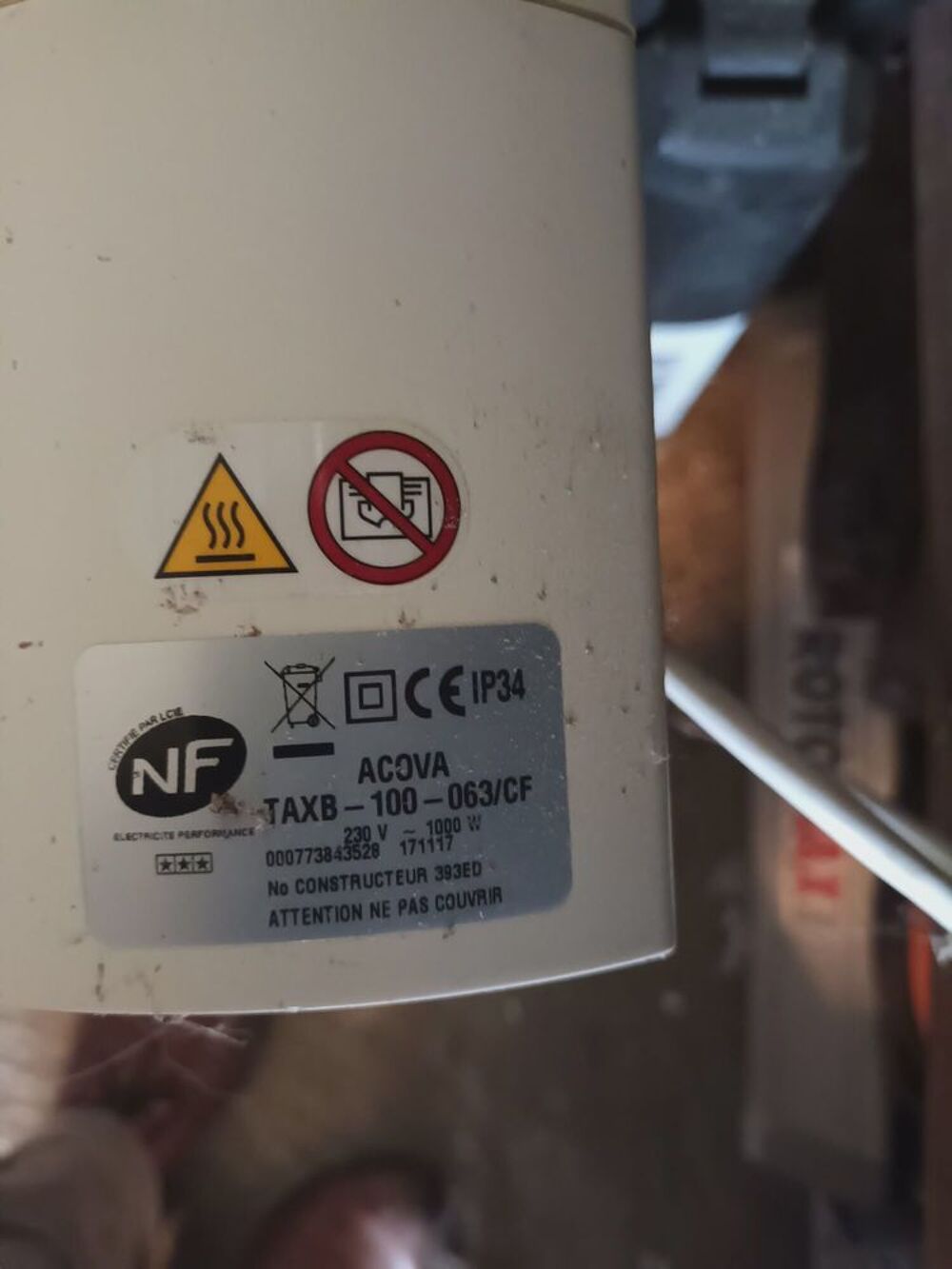 RADIATEURS ELECTRIQUES ACOVA Bricolage