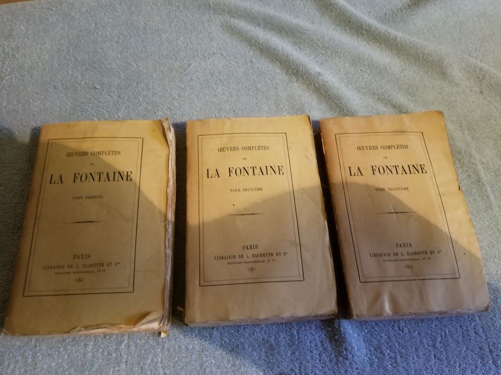 Oeuvres compl&egrave;tes LA FONTAINE. 1864 