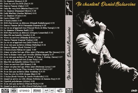Ils chantent Daniel Balavoine DVD Lara Fabian, Jeanne Mas 15 Marseille 12 (13)