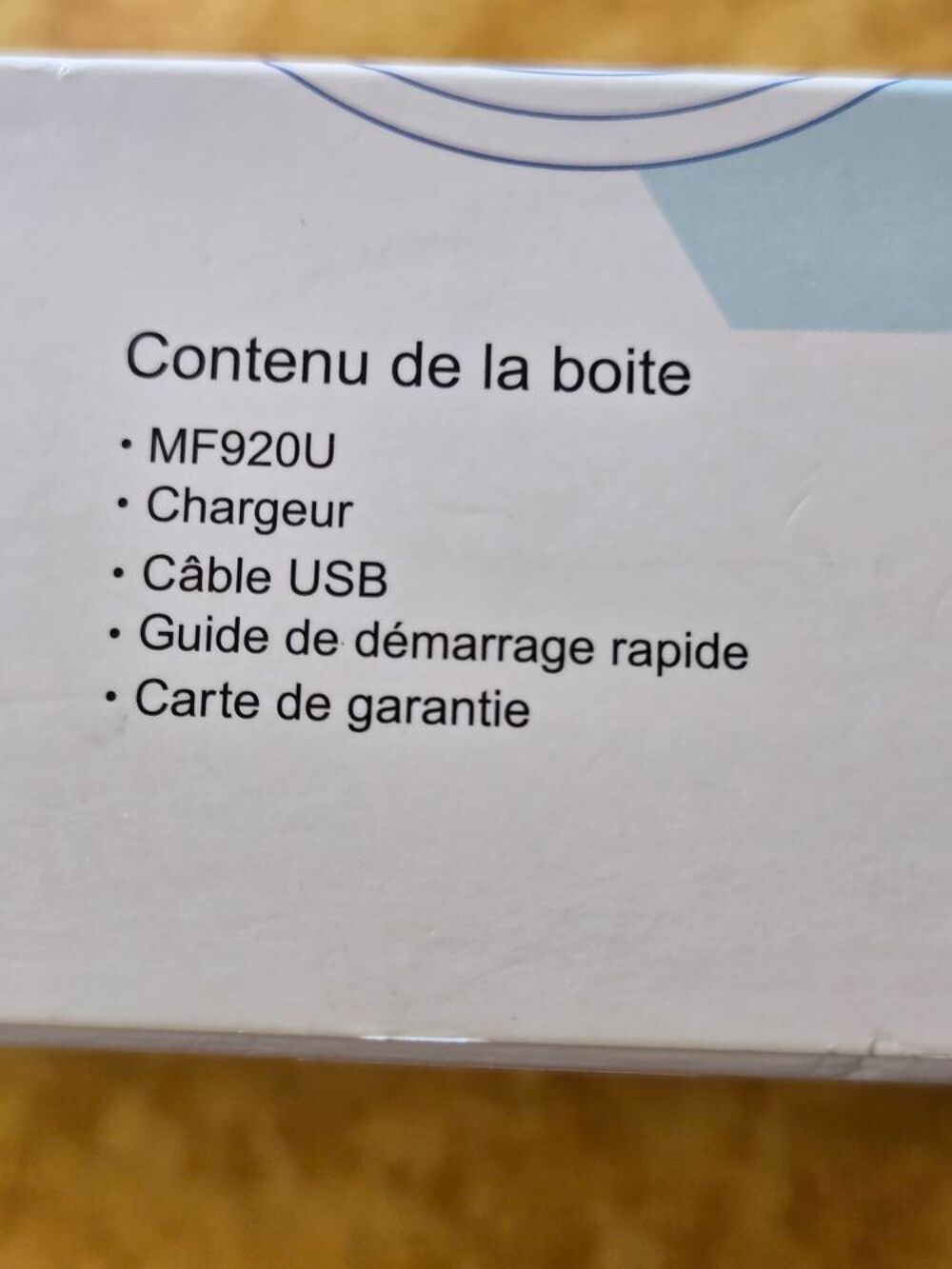 BOX DE POCHE / ROUTEUR Téléphones et tablettes