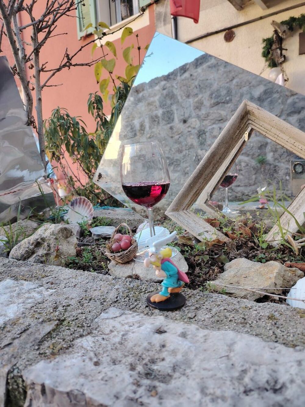 VERRE &agrave; VIN PVC HAUT DE GAMME Décoration