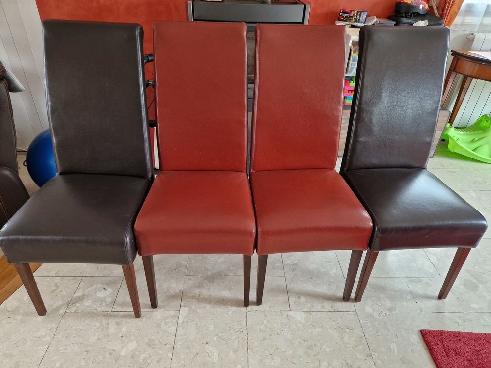 8 chaises de salle &agrave; manger Meubles