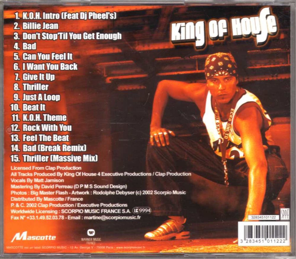 cd King Of House L'Album CD et vinyles