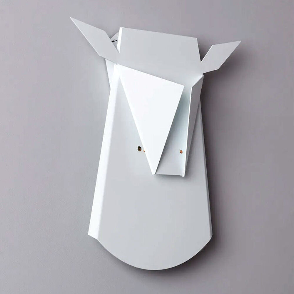 Applique Murale Cerf en M&eacute;tal Led 6W Décoration