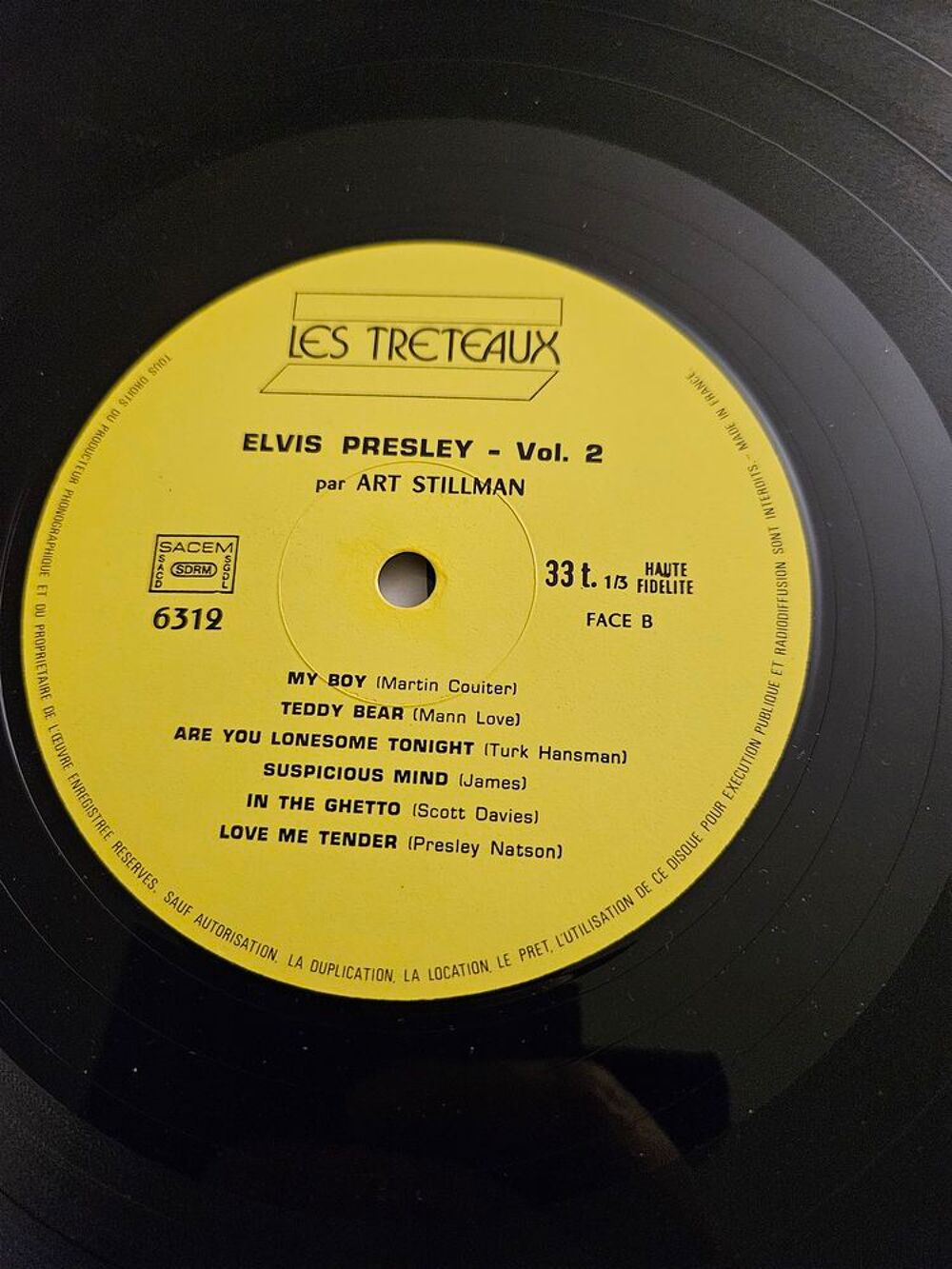 Art Stillman chante Elvis Presley Vol.2 Les Tr&eacute;teaux ? 6312 CD et vinyles