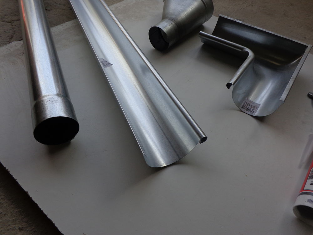 GOUTTI&Egrave;RE galvanis&eacute;e en stock + accessoires Bricolage