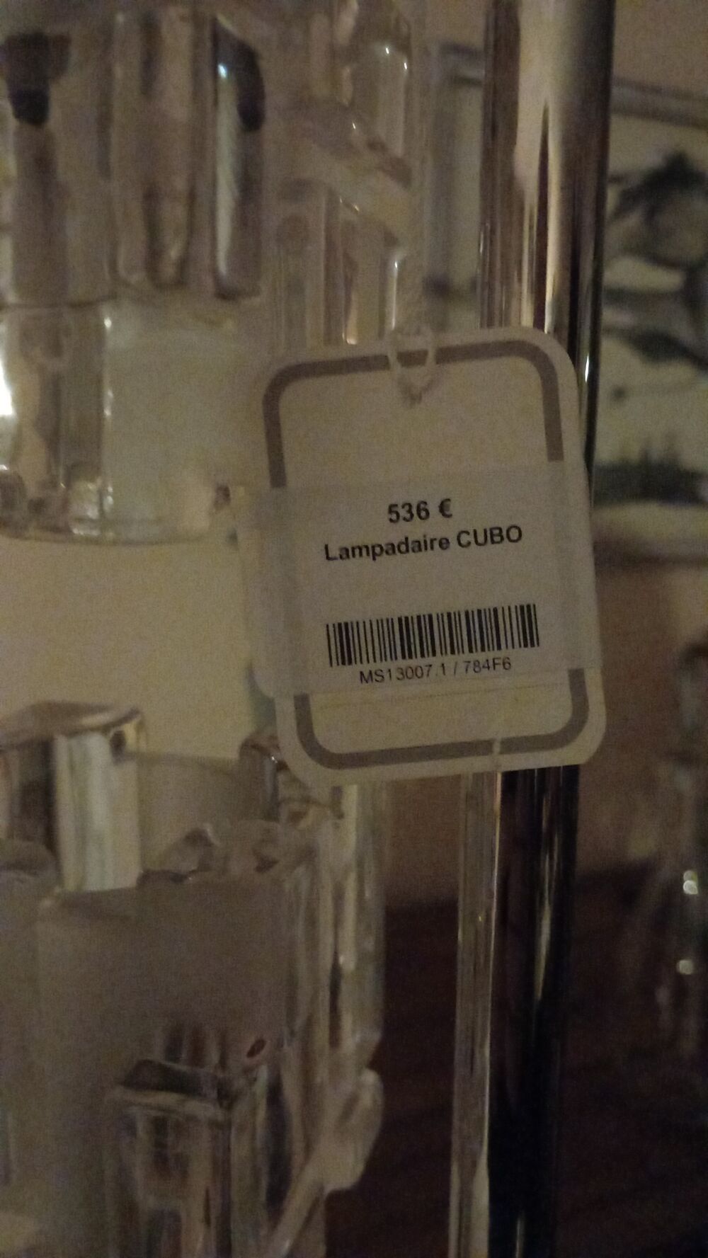 Lampadaire CUBO DESIGN Electromnager
