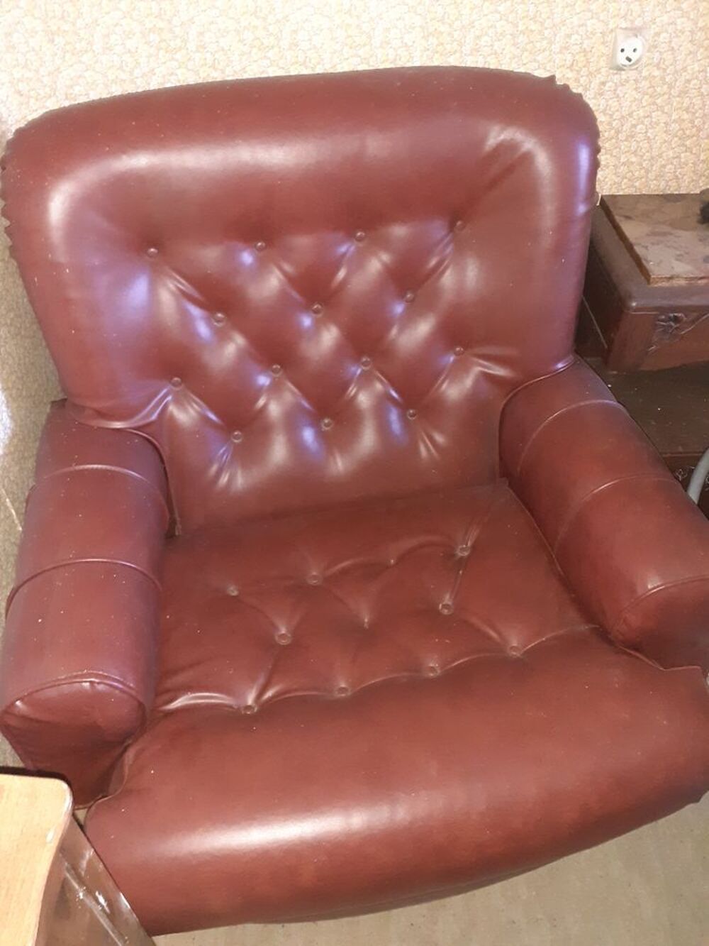 Fauteuil en cuir Meubles