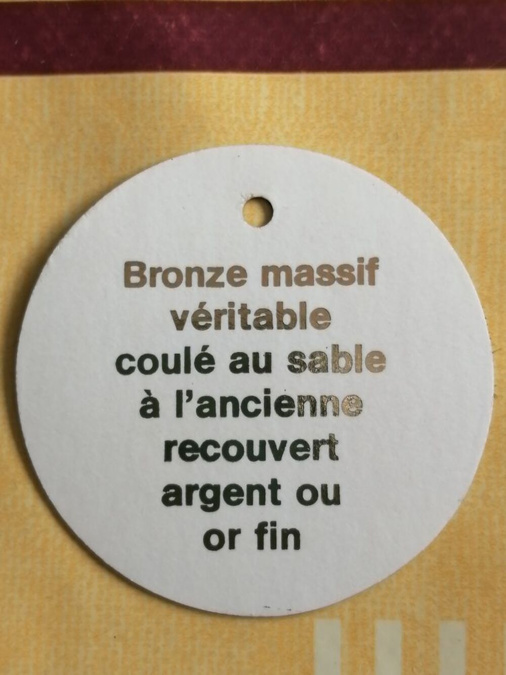 LUSTRE BRONZE MASSIF Décoration