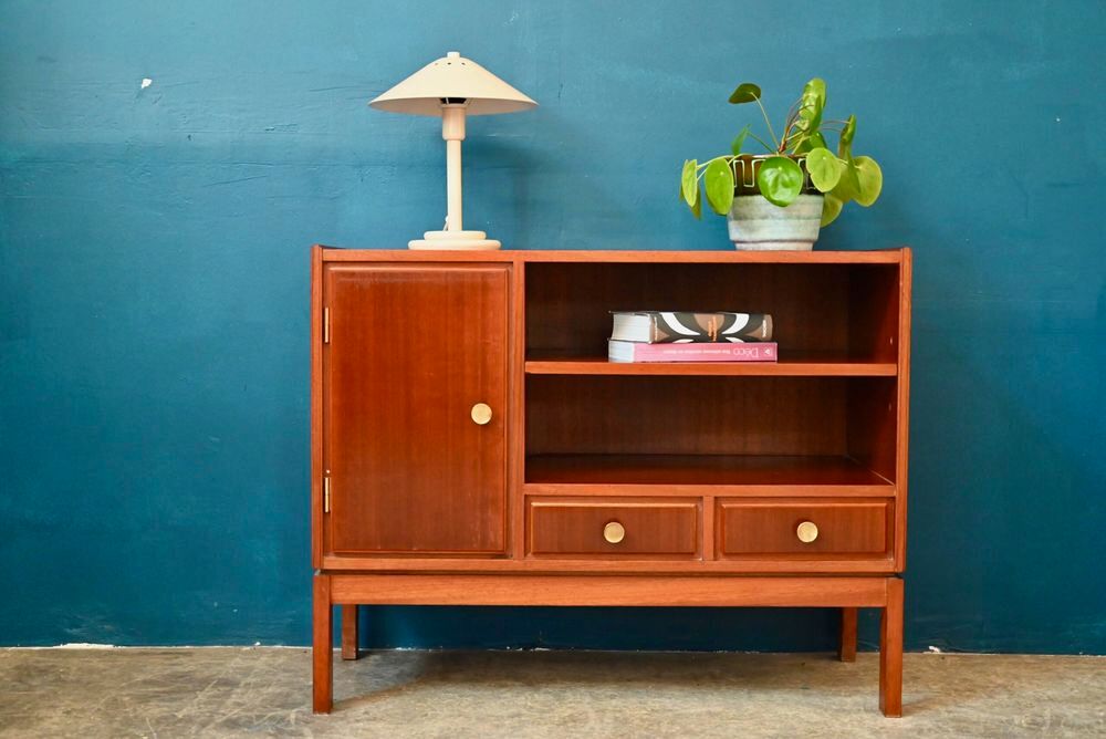 Commode enfilade meuble d'entr&eacute;e &agrave; niche buffet design 1960 Meubles