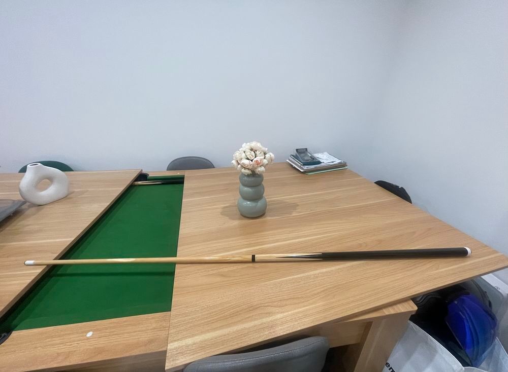 Table &agrave; manger convertible Billard GUILLAUME 7ft Meubles
