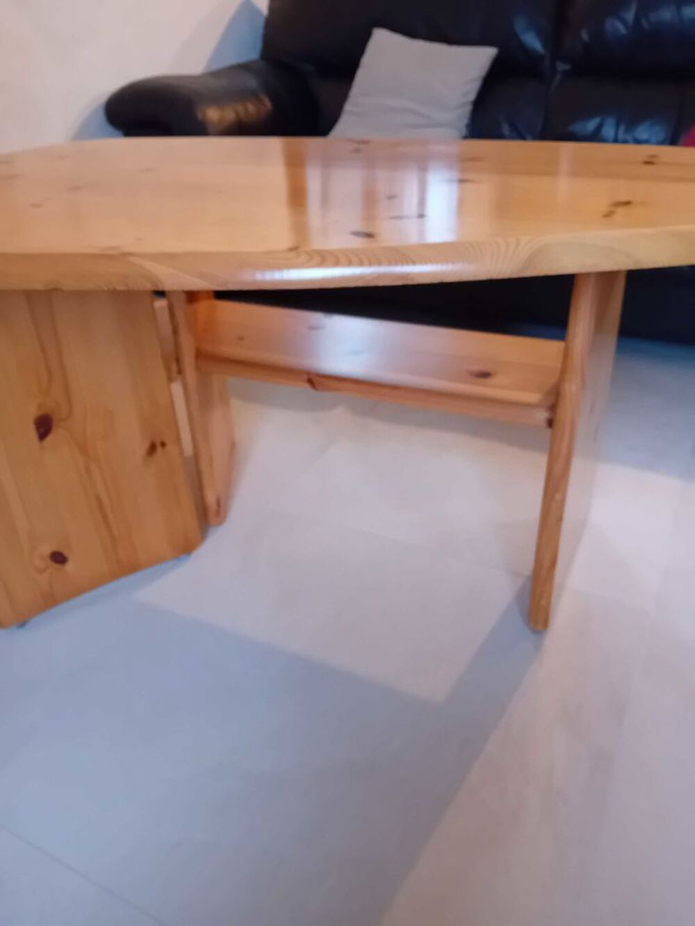 Table+basse+en+pin+massif D�coration