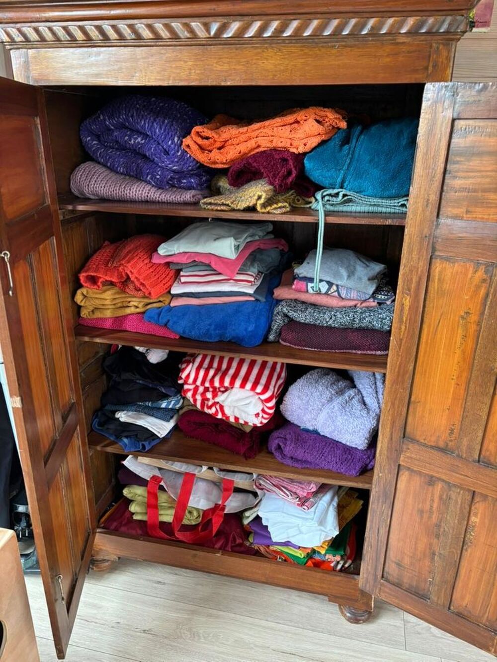 armoire &eacute;poque coloniale franco/anglo indienne Meubles