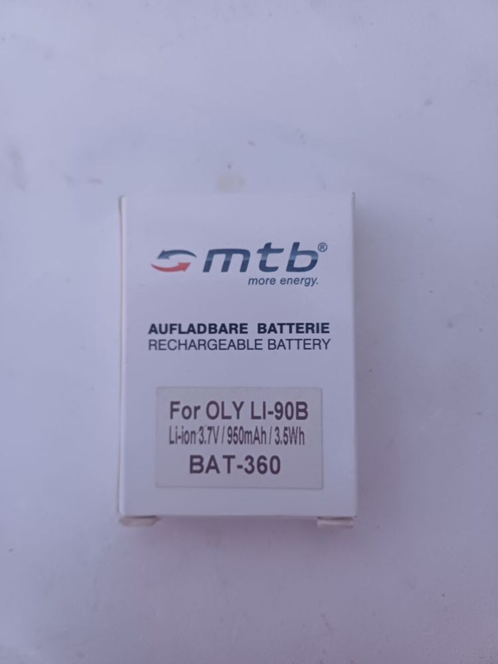 Batterie neuve LI-90B pour OLYMPUS TG4 Photos/Video/TV