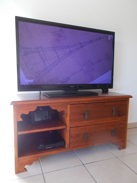 MEUBLE TELE / TV ORIGINAL en bois de style oriental 140 Cazres (31)