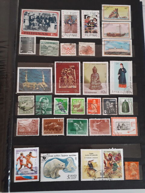 N.242 lot de 410 timbres de divers Pays pour 3� 3 Les Forges (88)