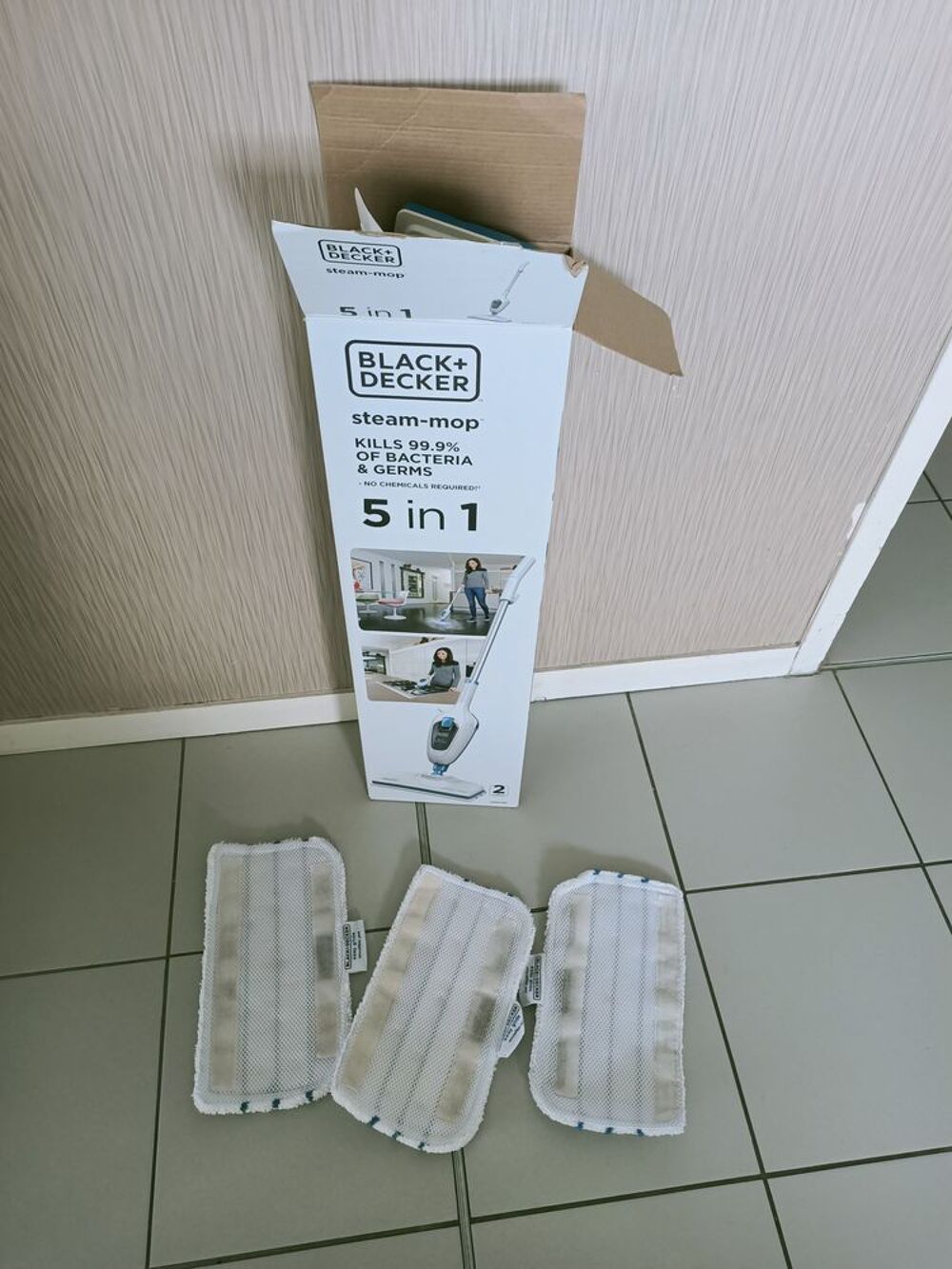 Balai vapeur black Decker Nettoyant Electroménager