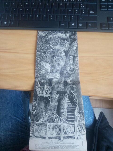 carte postale ancienne double tr�s rare 1914 60 Levainville (28)