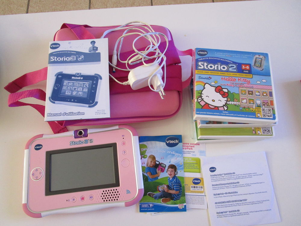 CONSOLE STORIO 3 S V TECH 30€ JEUX 5 € CHAQUE Jeux / jouets