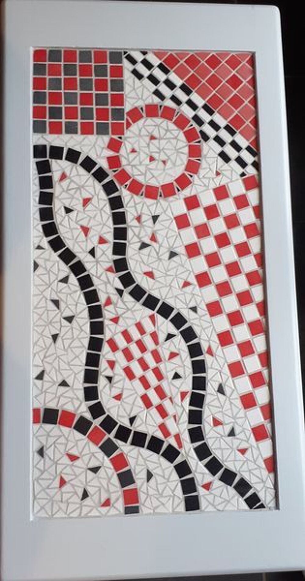 Table basse bois et mosaique Meubles