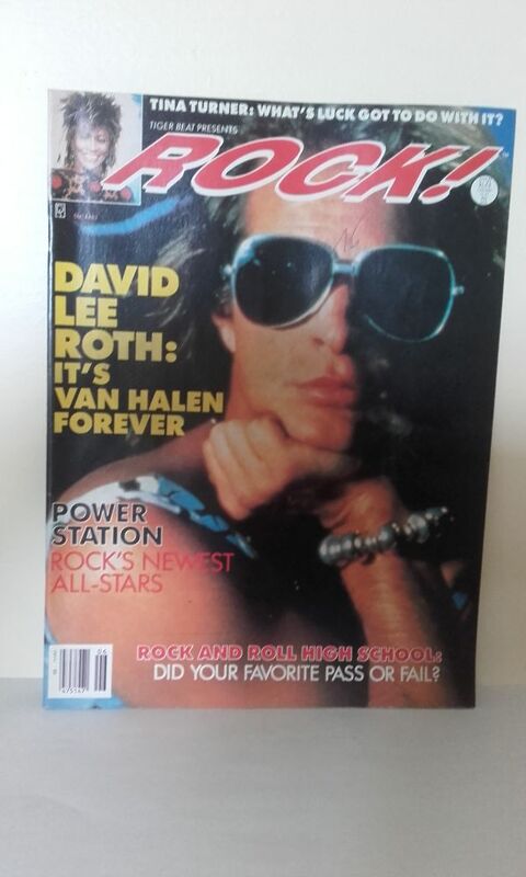 Rock N�8 - June 1985 (US Magazine) avec David Lee Roth Power 35 Angers (49)