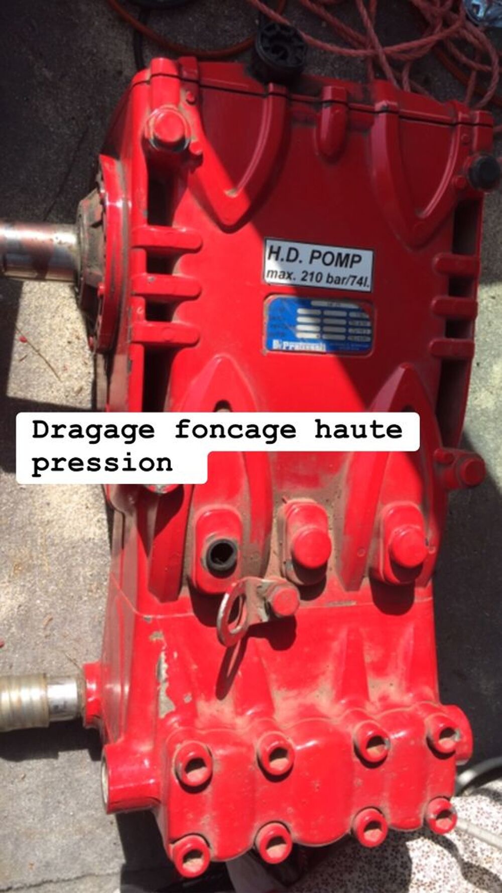 pompe haute pression 50 cv Bricolage