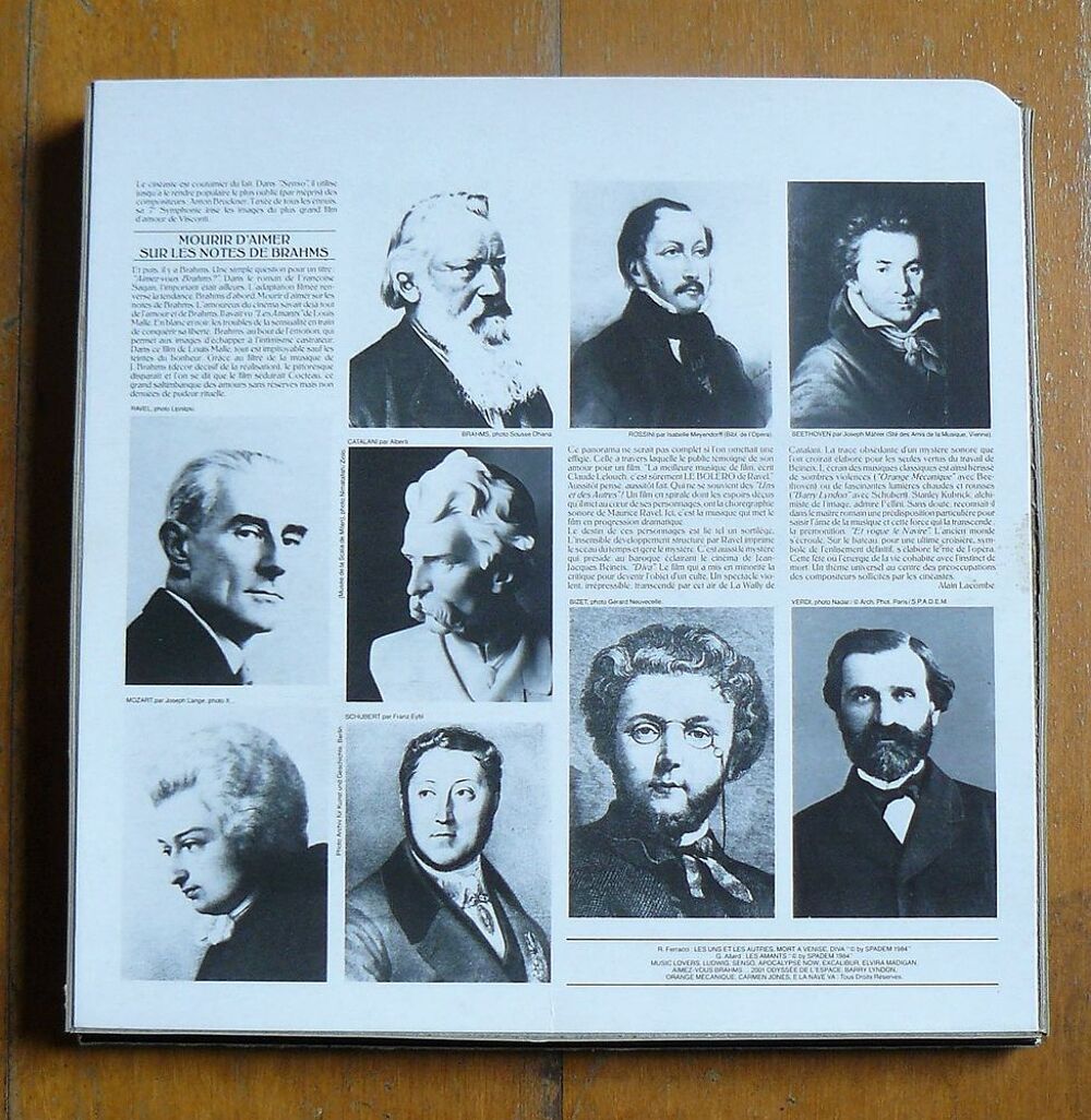 Coffret 3 LPS : Musiques de films - EMI 2901573 - 1975 CD et vinyles