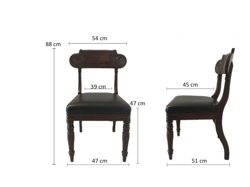 6 Chaises style Louis XVI Meubles