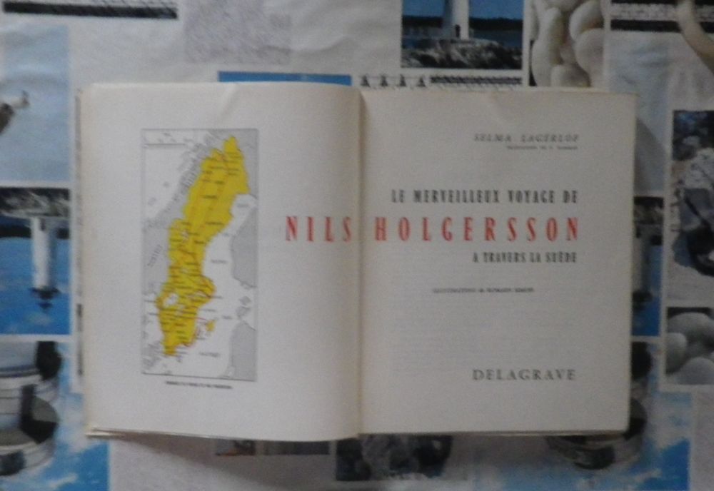 lLE MERVEILLEUX VOYAGE DE NILS HOLGERSSON A TRAVERS LA SUEDE Livres et BD