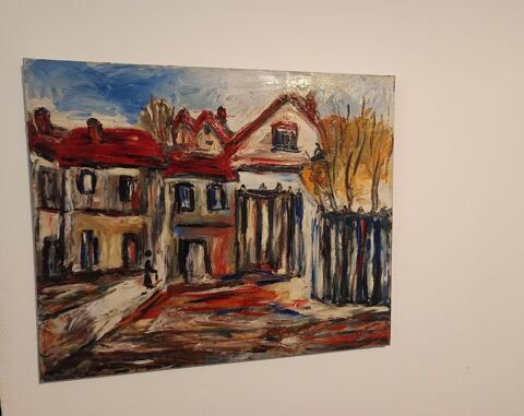 Peinture � huile sur toile peintre Kerpan  140 Marseille 1 (13)