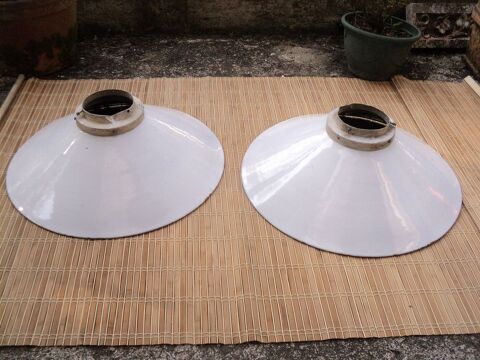 Lampes Abat-jours Industriel Emaillé Grand Format 40 Loches (37)