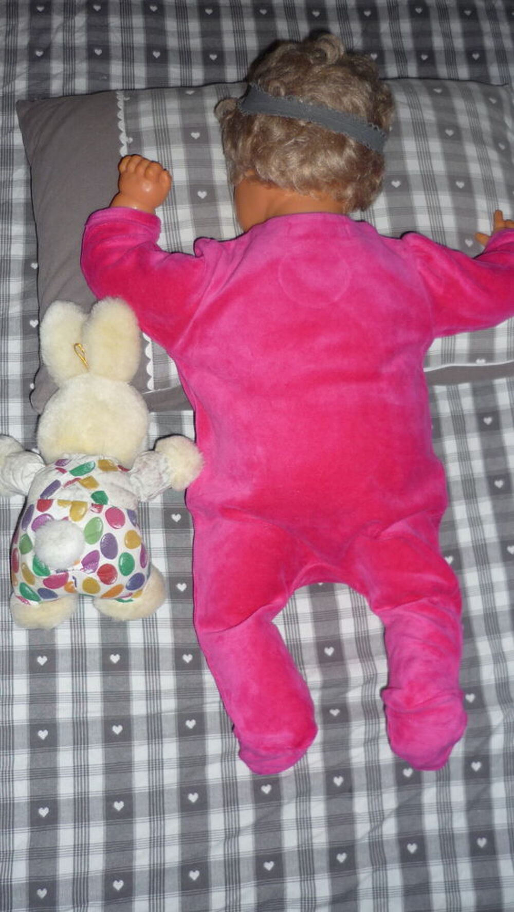 Adorable pyjama dort-bien en velours Neuf + Cadeau Puériculture