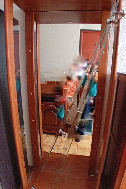 Vitrine merisier 186 X 86 X 33 cm 140 Alata (20)