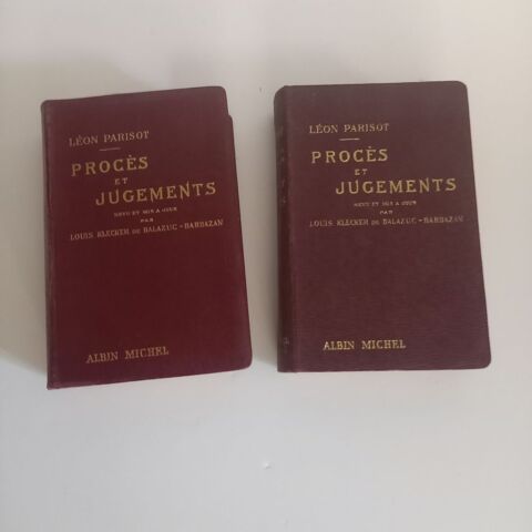 Petite encyclopdie de droit usuel Procs et Jugements, Leon 15 Saumur (49)