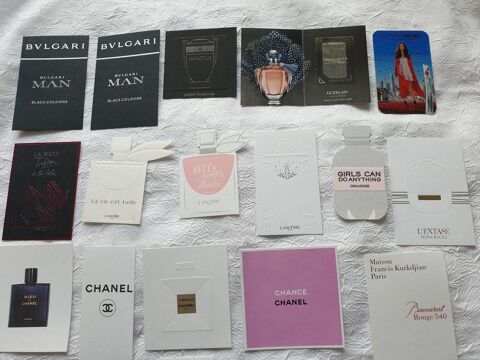 Lot de 27 cartes parfumes 12 Plaisir (78)