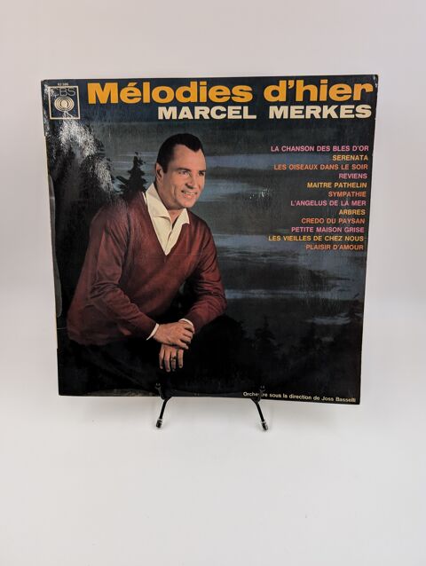 Vinyle 33 tours Mlodies d'hier : Marcel Merknes en fourreau 6 Vulbens (74)