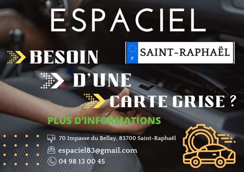   Service Carte Grise Saint-Raphal - Dmarche Carte Grise Saint-Raphal 