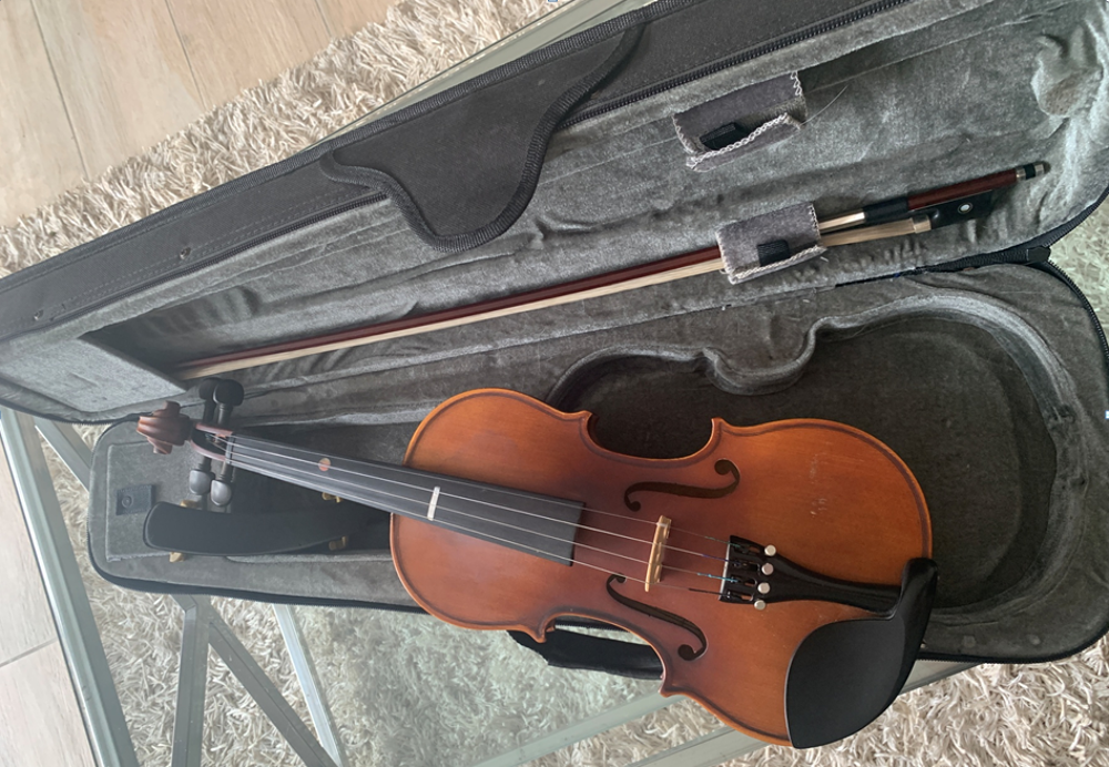 Violon d'&eacute;tude 3/4 et archet fibre de carbone 100 euros TBE Instruments de musique
