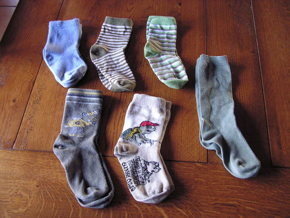Lot de 6 paires de chaussettes b&eacute;b&eacute; (T. 24/28) Vtements enfants