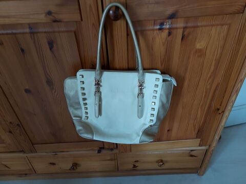 Sac � main et portefeuille cr�me/dor� Mac Alyster 8 Cendrey (25)