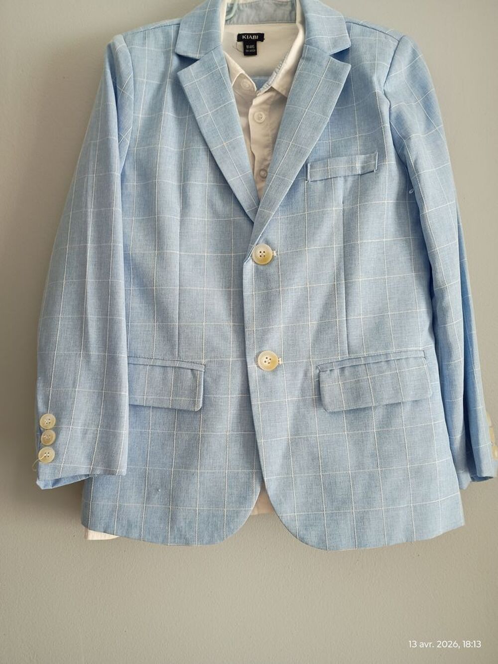 Costume plus chemise enfant 10 ans Vêtements