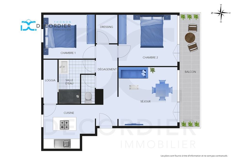 Vente Appartement APPARTEMENT T3 À VENDRE - THONON-LES-BAINS (74200) Thonon les bains
