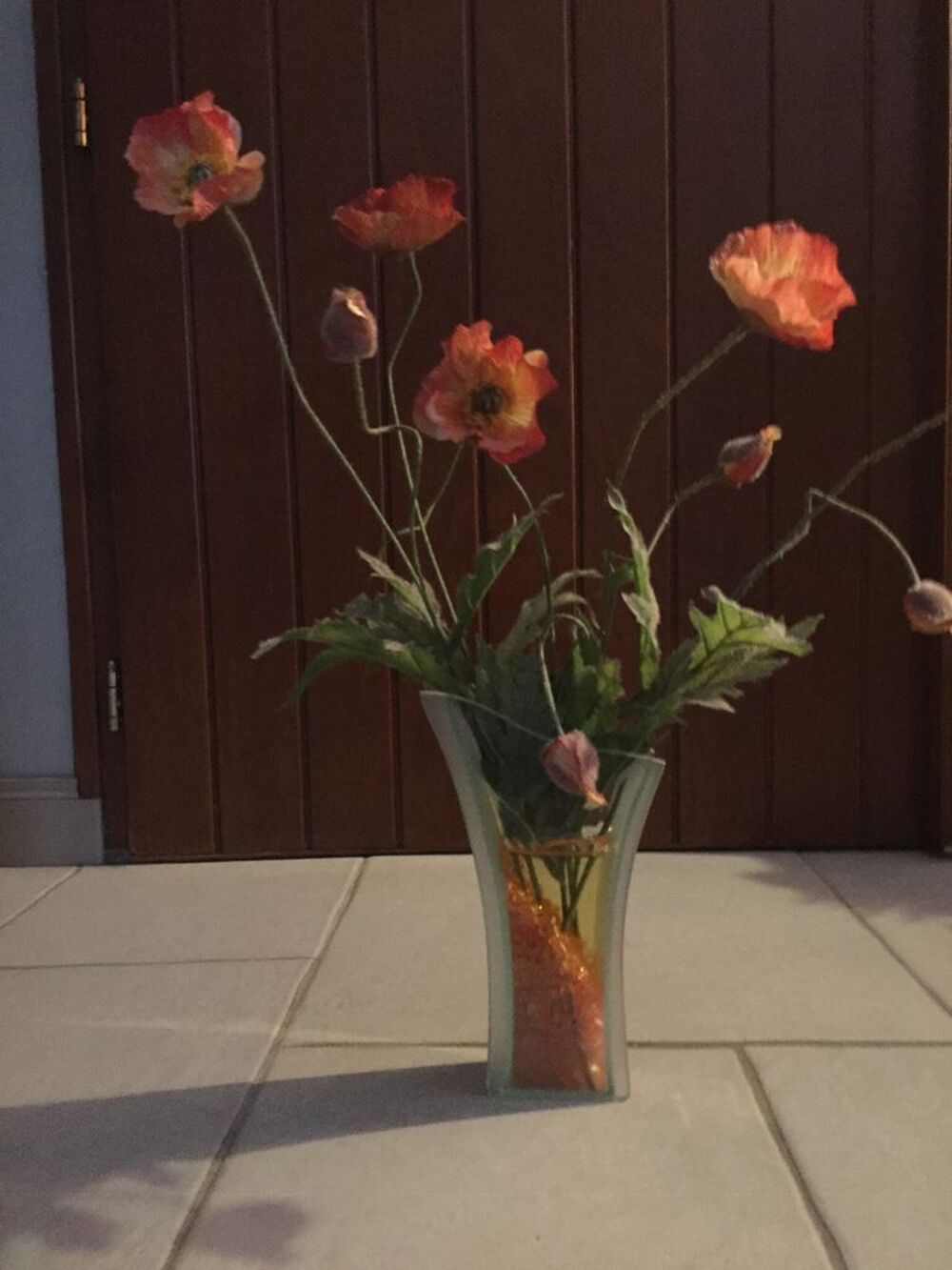 vase de fleurs en tissu I Décoration