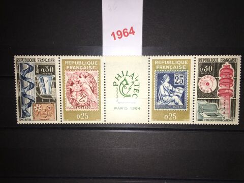 Timbres de collection de France  **  Neufs   1964 1 Lyon 7 (69)