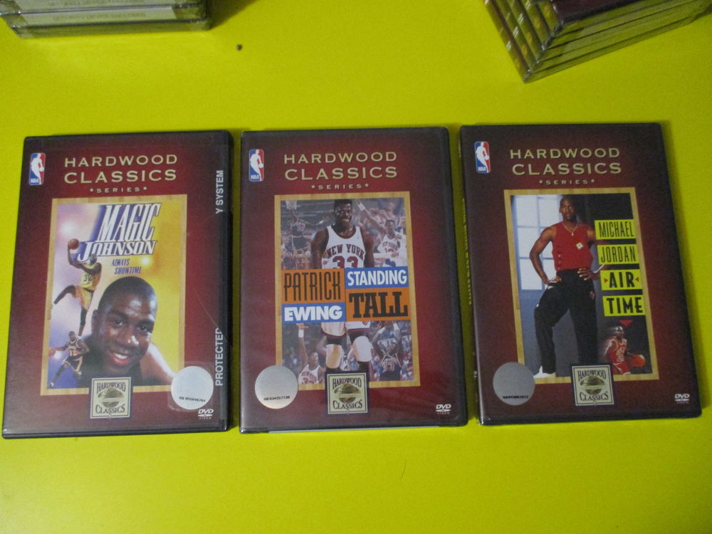 DVD MICHAEL JORDAN MAGIC JOHNSON PAT EWING BASKET NBA DVD et blu-ray