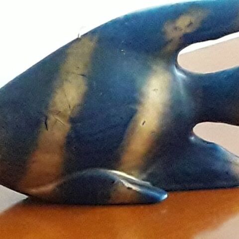 joli bougie forme poisson exotique ton bleu et dore 15 Puteaux (92)