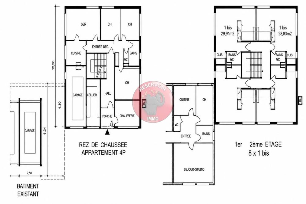 vente Immeuble - 695 m² Dijon (21000)