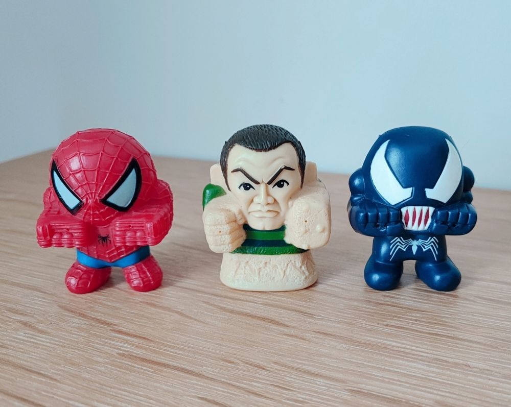 3 figurines arroseurs - Spider-Man/Venom/Sandman - Marvel Jeux / jouets