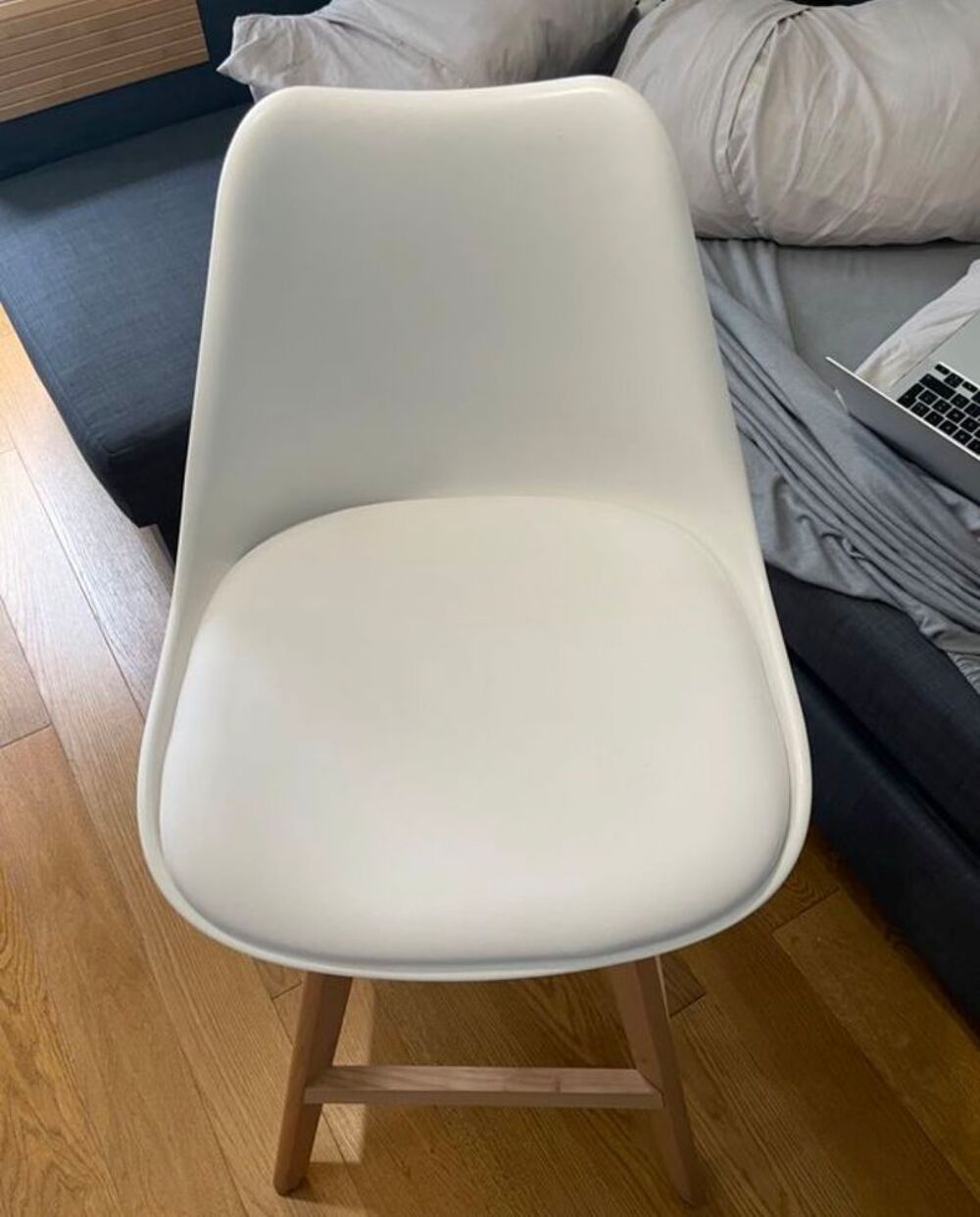 Chaise de bar haute blanche Meubles