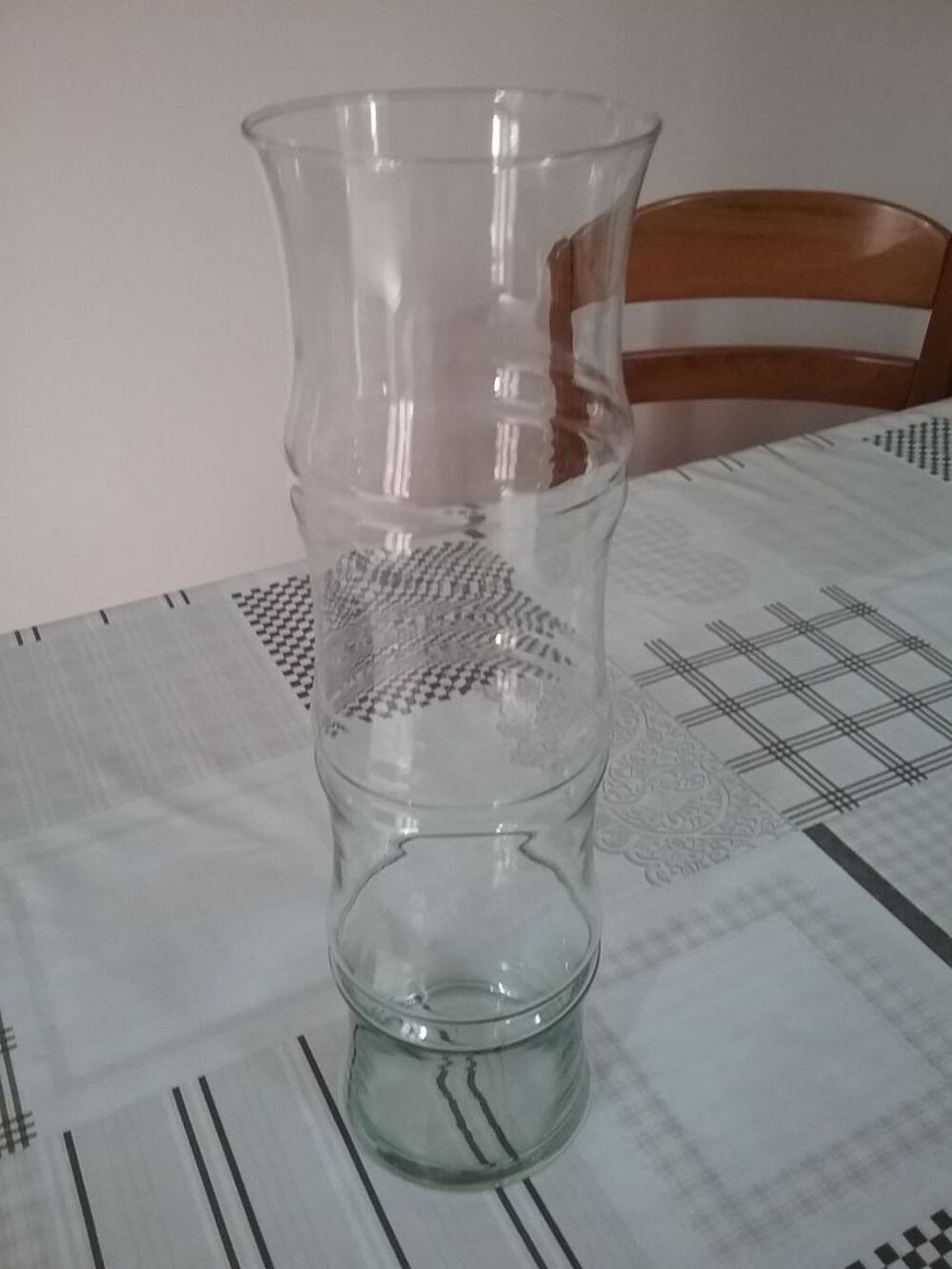 Beau vase en verre Dcoration